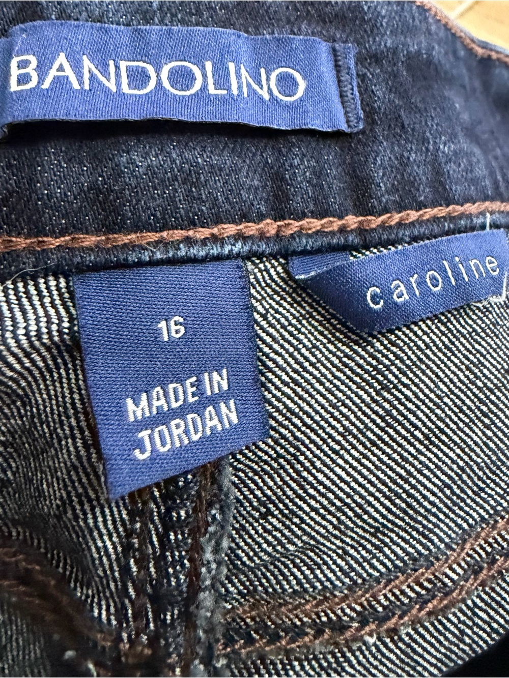 Bandolino Caroline Women’s Size 16 Dark Blue Jeans